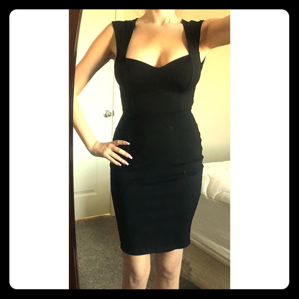 Black evening dress